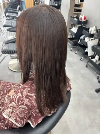 カラー 縮毛矯正/カラ ー/艶髪🌻ひな🌻のヘアスタイル