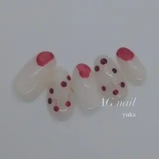 ネイル AGnail 富永  /オフ無料フィルインのネイルデザイン