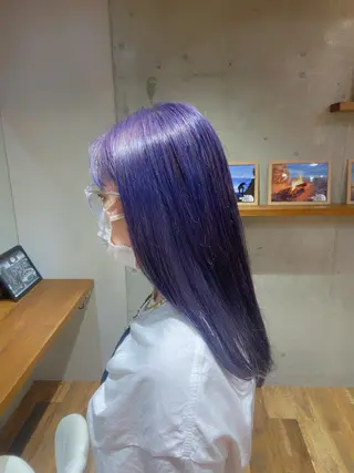 セミロング カラー ヘアアレンジ メンズ ❤️カラー得意 🧡松浦睦樹❤️のヘアスタイル