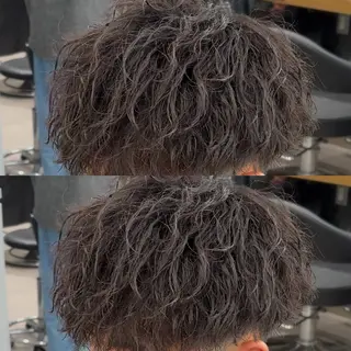 パーマ メンズ 渋谷サーフカール アメカジ美容師のヘアスタイル