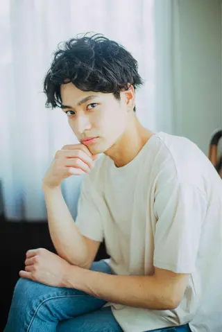 ショート パーマ 小川 舜人のヘアスタイル