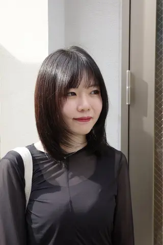 ミディアム ohasi yunaのヘアスタイル