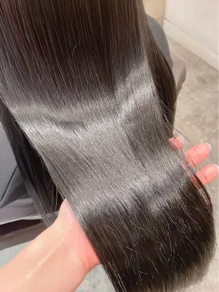 ロング カラー 髪質改善 艶髪矯正 エクステ かいり✂️のヘアスタイル