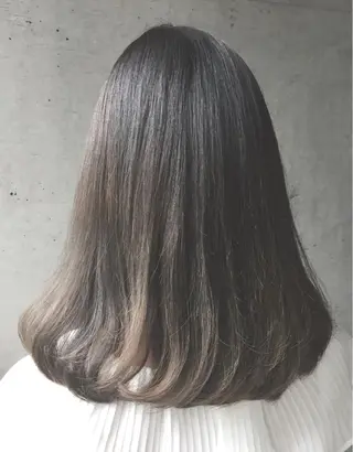 ミディアム カラー 髪質改善/レイヤー ストウシンゴのヘアスタイル