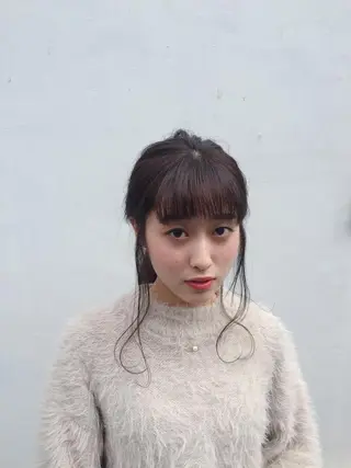 ロング ヘアアレンジ 元重 宣博のヘアスタイル