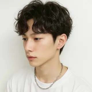 ショート パーマ 【nui 茨木】 清水優のヘアスタイル