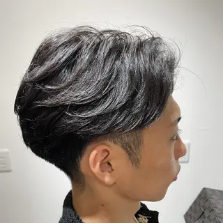 ショート パーマ メンズ パーマPrivate SalonNoa名駅のヘアスタイル
