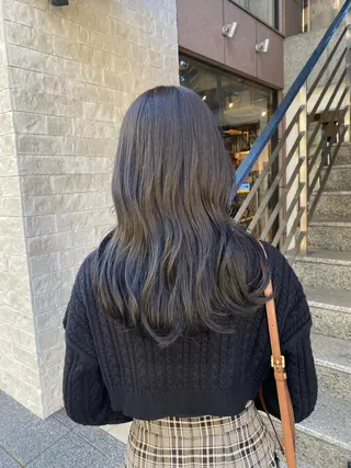 セミロング カラー あくつ りおのマツエク・マツパデザイン