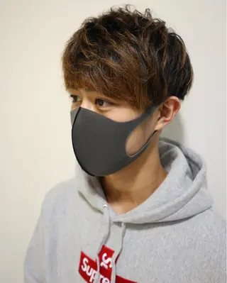 ショート カラー メンズ 柳澤 和也のヘアスタイル