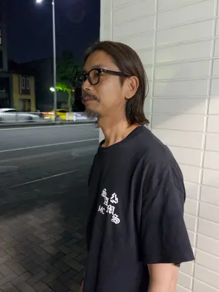 ミディアム メンズ KVELL ユナのヘアスタイル