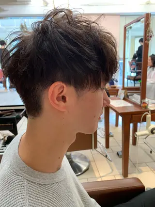 ショート カラー パーマ 加藤 綾華のヘアスタイル