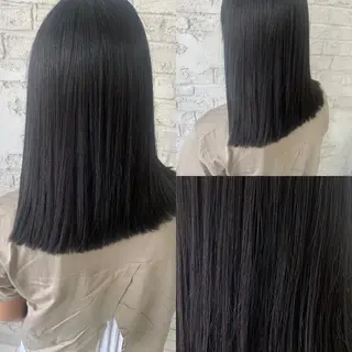 セミロング パーマ エクステ＆艶カラー 🎀YURINA🎀のヘアスタイル