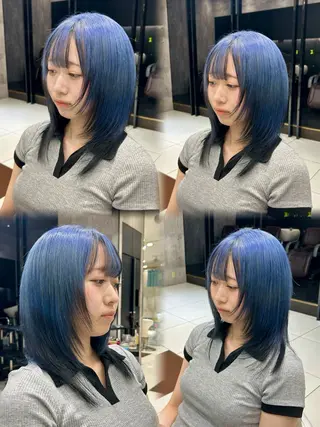 ミディアム ハイトーンカラー✨️ 艶カラー特化Amiのヘアスタイル