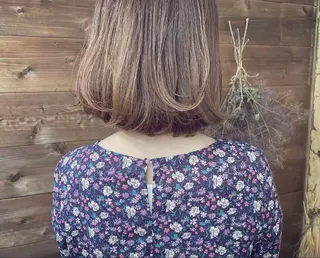 ミディアム カラー hair&make chambreのヘアスタイル