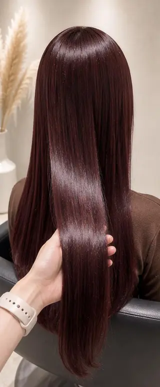 ロング カラー 井上 未悠のヘアスタイル
