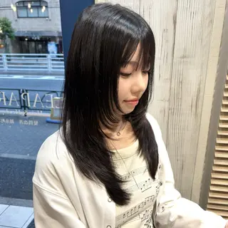 セミロング 🌸レイヤー/ブリー チ艶カラー🌸NOAのヘアスタイル