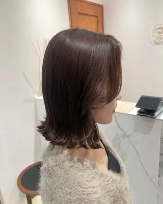 ミディアム 透明感のあるモテ艶髪 🫧AYAKAのヘアスタイル