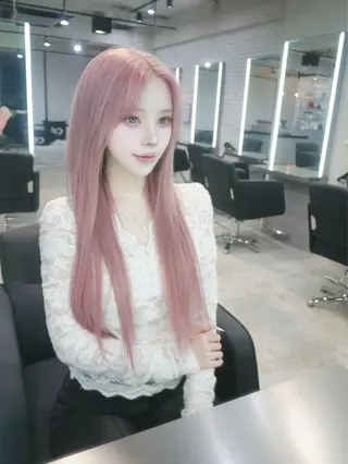 ロング ナナ♡レイヤーカット ♡似合わせカラーのヘアスタイル
