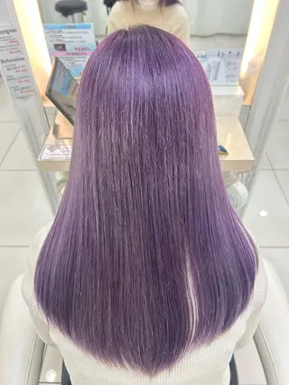 ロング カラー 髪質改善/艶カラー/ メンズパーマ/鈴木のヘアスタイル