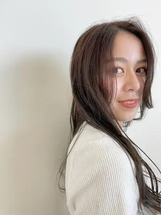 ロング カラー カラー職人 なかもと たつひろのヘアスタイル