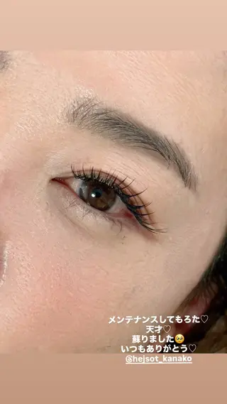 マツエク・マツパ 自まつ毛改善サロンHYGGE青葉台所属・mami saijoのマツエク・マツパデザイン