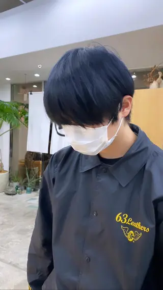 ショート カラー メンズ KVELL ユナのヘアスタイル