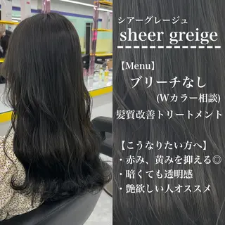 ロング カラー ヘアアレンジ 【透明感×レイヤー】 🍃RIKU🍃のヘアスタイル
