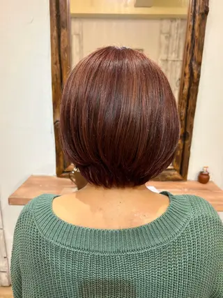 ミディアム カラー 今村 茜のヘアスタイル