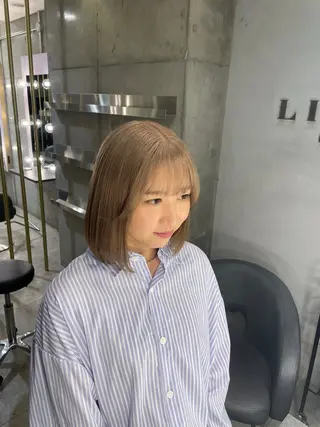 ショート カラー 梅田美容師 nao🐈‍⬛のヘアスタイル