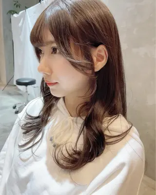 ミディアム カラー 韓国ヘア 店長NEGIのヘアスタイル