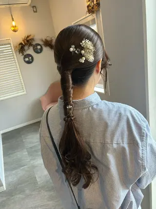 ロング ayumi ／透明感カラーのヘアスタイル