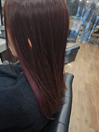 セミロング カラー 関口 友菜のヘアスタイル