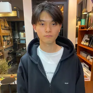 ショート ダウンパーマ 【sity.ザイク】のヘアスタイル