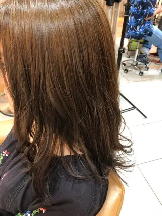 ミディアム カラー 小林 あんなのヘアスタイル