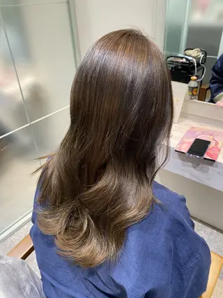 ロング カラー モテ艶カラー 🎖さえきはるかのヘアスタイル