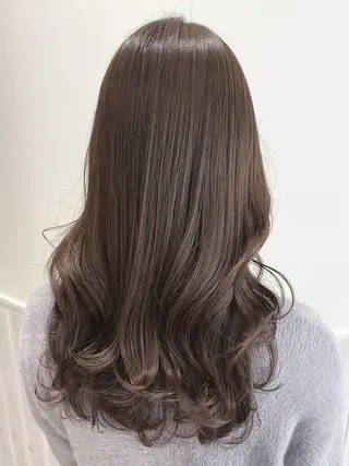 ロング カラー キッズ 透け感カラー🌿 小島 りなのヘアスタイル