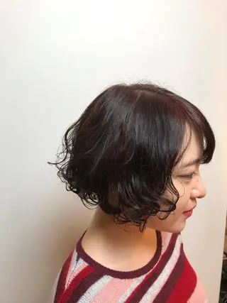 ショート 安藤 沙妃のヘアスタイル