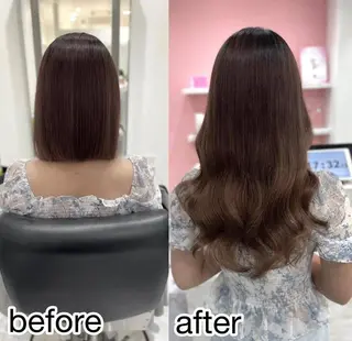 ロング カラー 💎エクステ専門店 BIZE梅田🇰🇷のヘアスタイル
