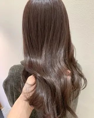 ロング カラー hub hair レイヤー/透明感のヘアスタイル