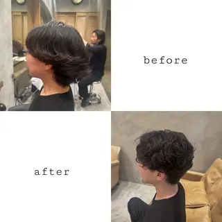 パーマ メンズ YU-KI 🐈‍⬛のヘアスタイル