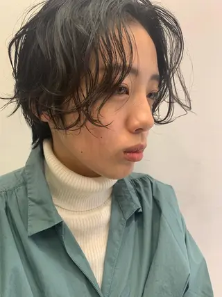 ショート パーマ 🌿ブルーモスク TOKYO🌿のヘアスタイル