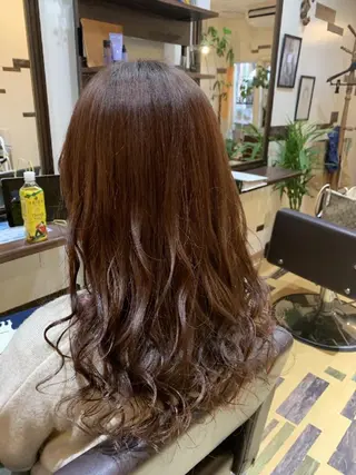 カラー ロング サトウ シューイチのヘアスタイル