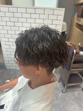 パーマ メンズ 💎メンズカット /フェザー/細野💎のヘアスタイル