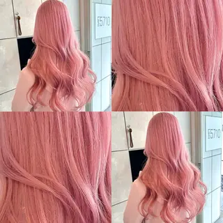 ロング カラー 🧸ブリーチ特化/前 髪/しょうじりか🎀のヘアスタイル