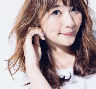 セミロング カラー パーマ ヘアアレンジ 似合わせhair🔸 アサダ タカコ🔸のヘアスタイル