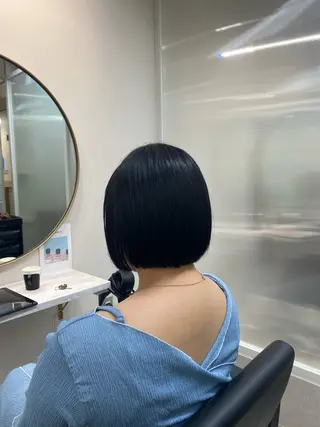 ショート カラー 韓国🇰🇷艶髪 ケアカラーSHURIのヘアスタイル