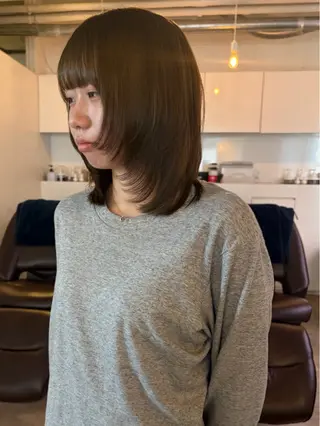 ミディアム 横浜美容室LINE /古賀紅音のヘアスタイル