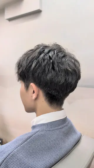 ショート パーマ メンズカット/パーマ 平日限定🦖ハラコのヘアスタイル