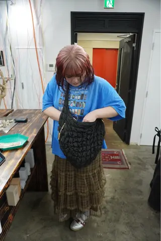 ミディアム カラー パーマ ヘアアレンジ 髪と音処　マトぺ所属・デザインカラー/ボブ ブリーチカラー/ユリのヘアスタイル