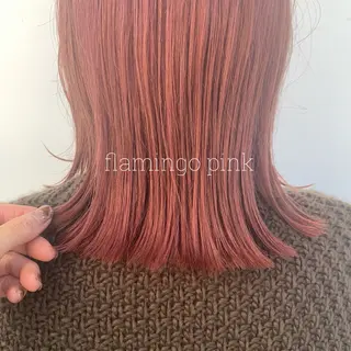 ミディアム カラー RINA🧤 デザインとボブのヘアスタイル